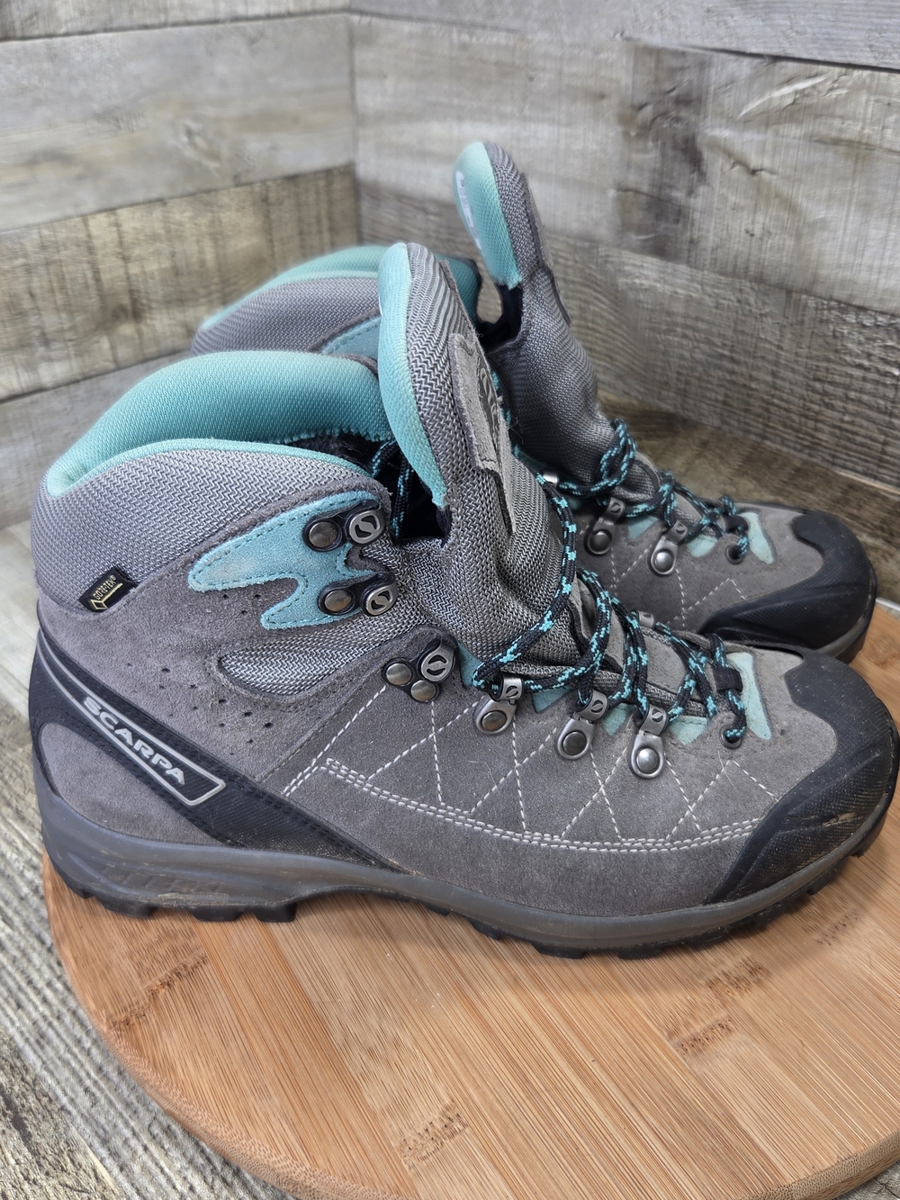 SCARPA Kailash TRX Women's Gray/Turquoise Hiking Boots